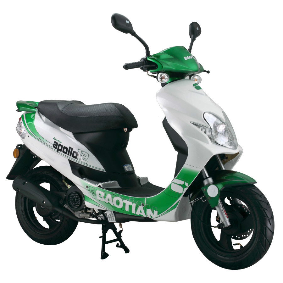 Brand New scooter/moped Baotian Apollo 50cc - White/Green