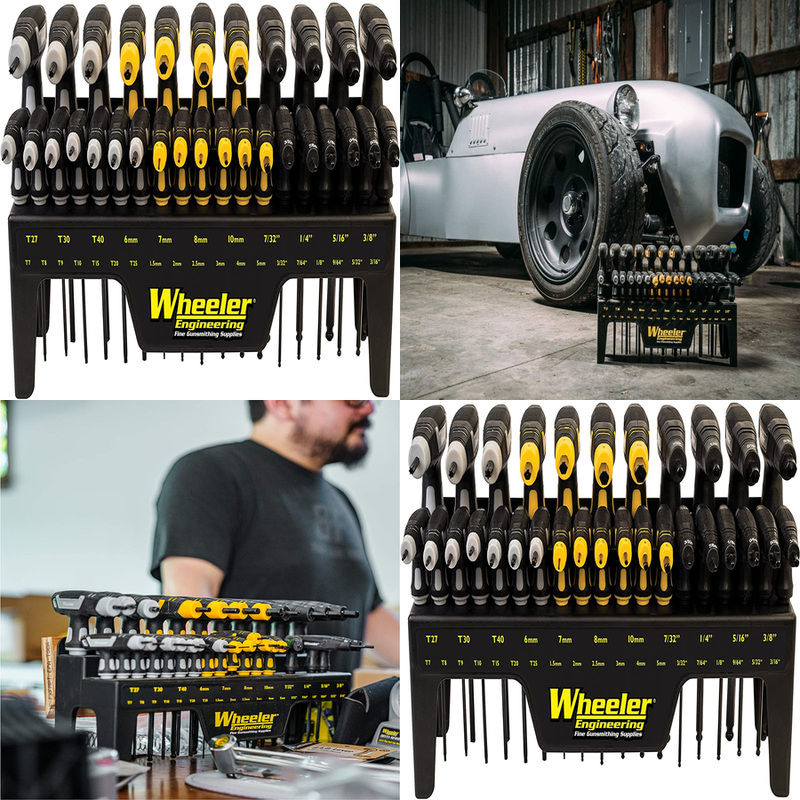 30 PC Wheeler Fine Gunsmith Tools SAE/Metric Hex Torx Handgun Rifle Driver Set