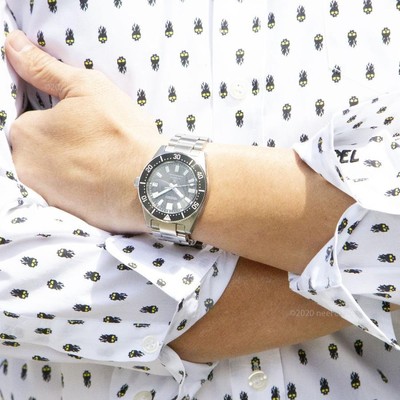 Pre-owned Seiko Prospex Scuba Diver's Men's Watch Sbdc101 Black Wristwatches