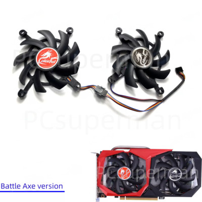 For Colorful GTX 2060 SUPER GTX1660 1660ti Tomahawk Video Card Cooling Fan