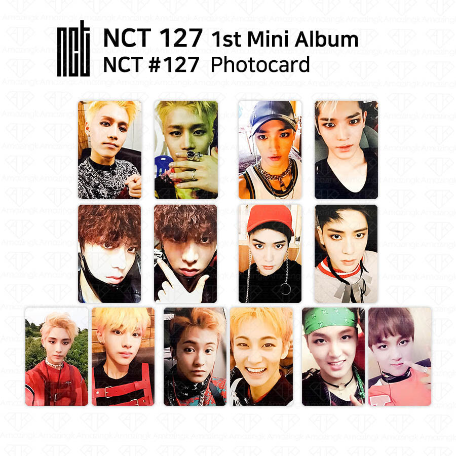 NCT NCT127 1st Mini Album NCT #127 Official Photocard Jaehyun Taeyong KPOP K-POP