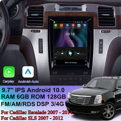 9.7'' Stereo Radio GPS Wifi For Cadillac Escalade SLS 2007-2014 Carplay 6+128GB