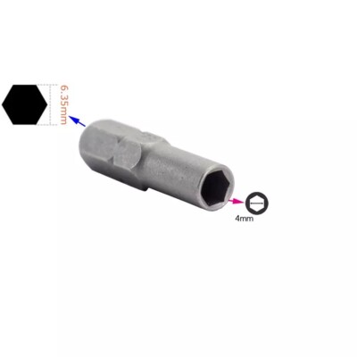 75802 1/4'' Insert Bit to System 4 Micro Bit Adaptor - Magnetic