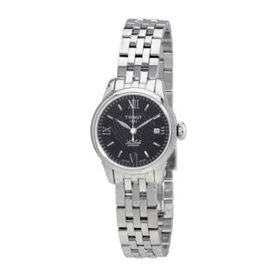 Автоматические женские часы Tissot Le Locle с черным циферблатом T41.1.183.53