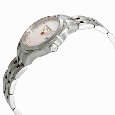 Pre-owned Baume & Mercier Baume And Mercier Clifton Silver Dial Ladies Watch 10175