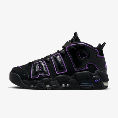 New Nike Air More Uptempo 96 Shoes Sneakers Black Action Grape