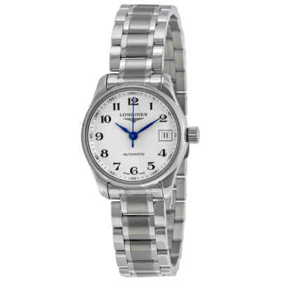 Pre-owned Longines Master Automatic Silver Dial Ladies Watch L21284786