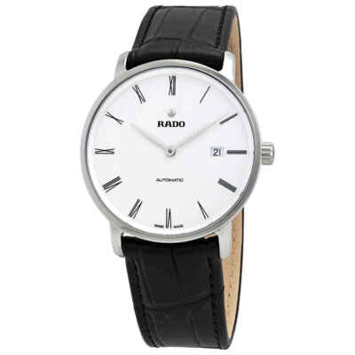 Мужские часы Rado DiaMaster Thinline с автоматическим белым циферблатом R14067036