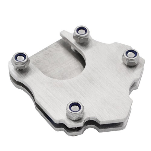 Stainless Steel Motorcycle Kickstand Side Stand Enlarge Foot