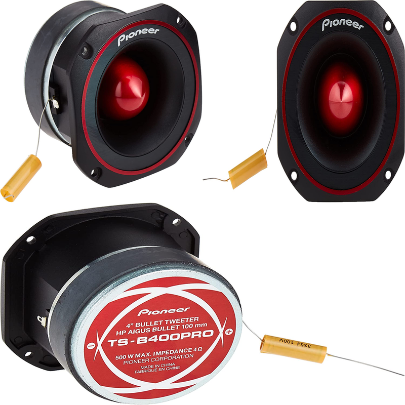 4" PRO Series Bullet Tweeter 500W Max Each TSB400PRO , New