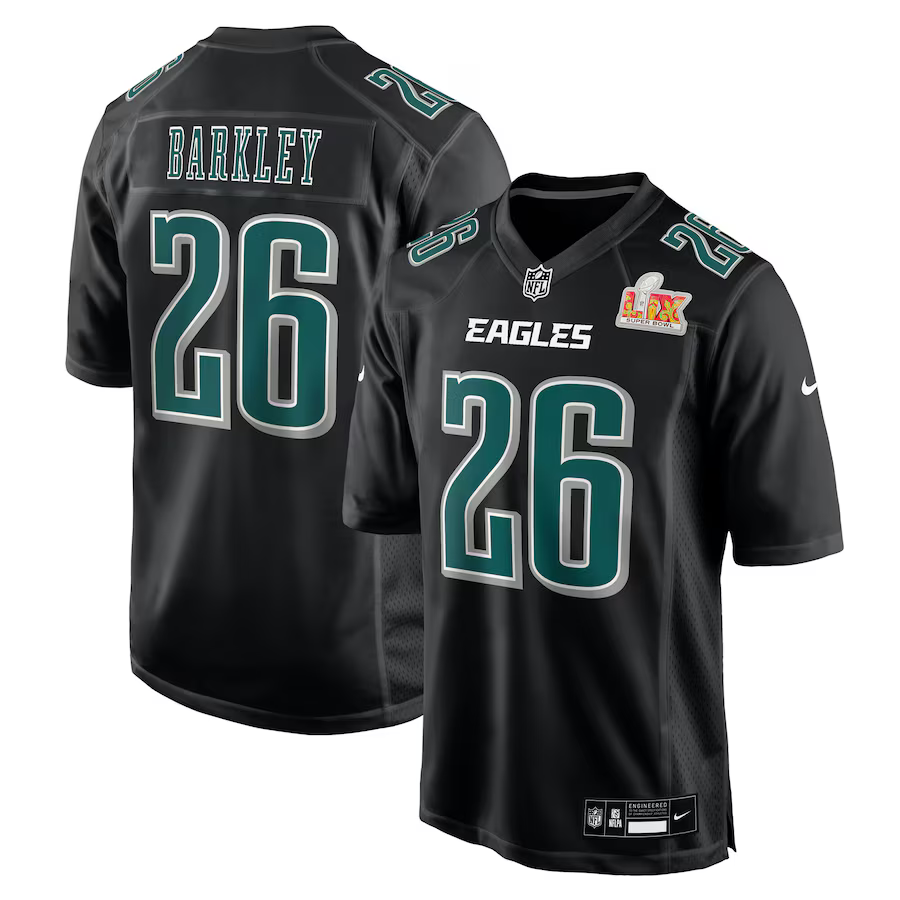 NFL イーグルス バークレー ユニフォーム Mサイズ　ナイキ　新品未使用 Philadelphia Eagles Saquon Barkley Super Bowl LIX 59 Jersey