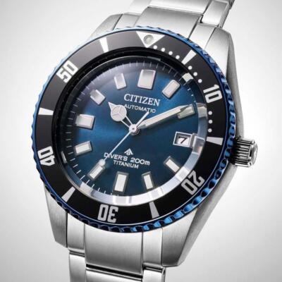 Pre-owned Citizen Promaster Marine Nb6026-56l Watch 35th Anniversary Limited Mechanical