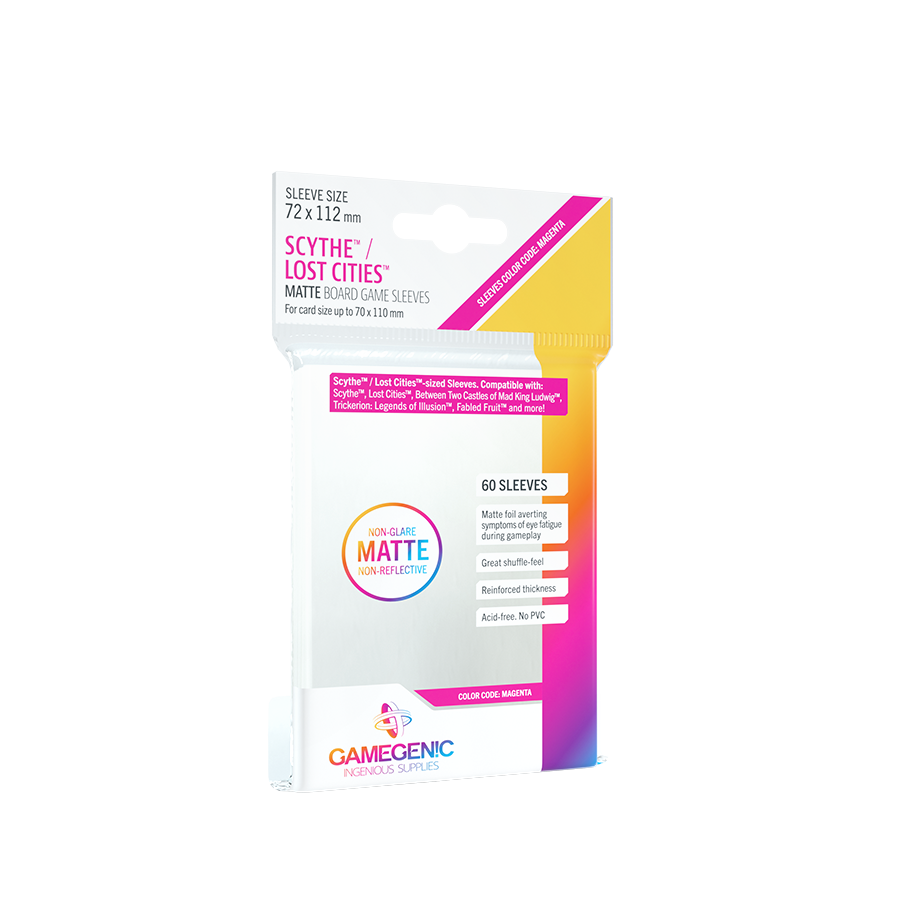 Коса / Затерянные города: матово-пурпурный (72 х 112 мм, 60 шт.)