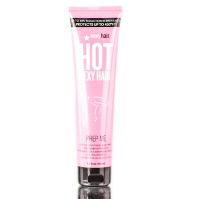 *Guaranteed NEW*  Sexy Hair Hot PREP ME Heat Protection Blow Dry Primer 5.1 oz