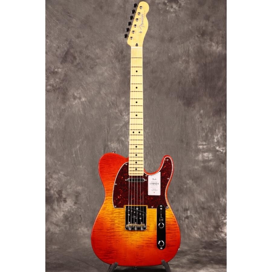 Fender 2024 Collection MIJ Hybrid II Telecaster Flame Sunset