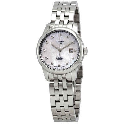 Tissot Le Locle MOP Diamond Dial автоматические женские часы T006.207.11.116.00