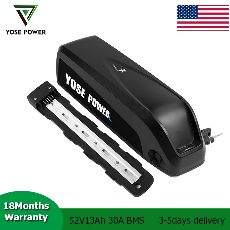 Electric Bike Battery 52V 13Ah Lithium Ebike Battery Hailong Battery 52V 1000W