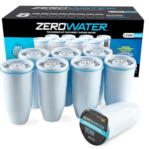 - 5-stage Filter Replacement 0 Tds,8-pack,brand New
