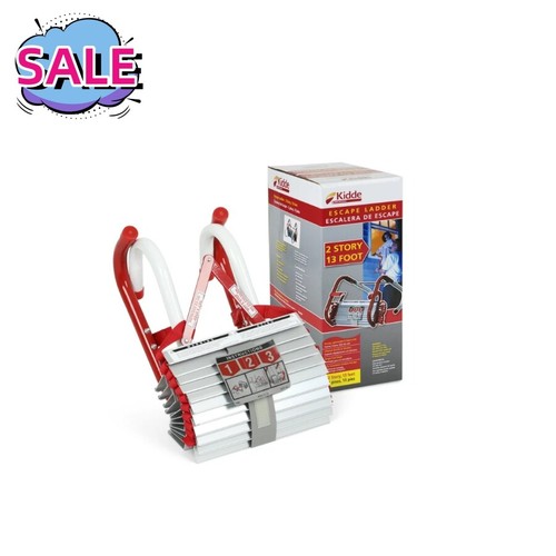 1X Kidde 2-Story Fire Escape Ladder with Steel Anti-Slip Rungs ,468093 NEW