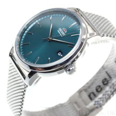Pre-owned Orient Watch Rn-ac0e06e Contemporary Basic Concept Mesh