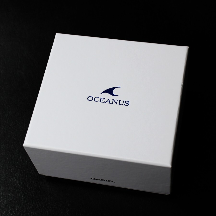 Pre-owned Casio Oceanus Ocw-t200s-1ajf Classic Line Bluetooth Solar Radio In Box