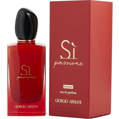 Si Passione Intense By Giorgio Armani EDP -Women 3.4 oz - 100ml BRAND NEW BOXED