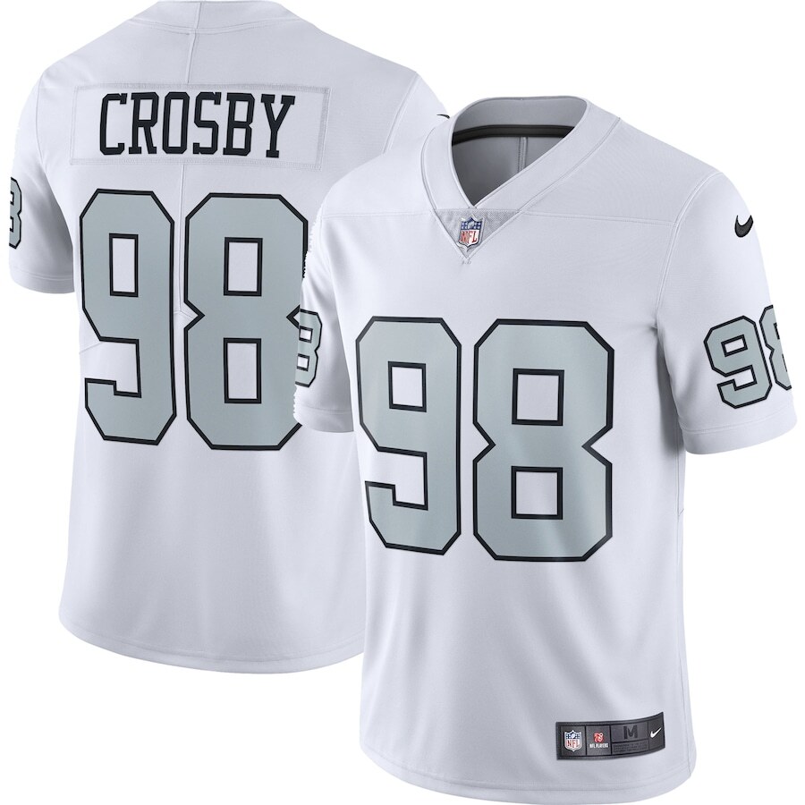 Las Vegas Raiders Maxx Crosby Nike White Alternate NFL