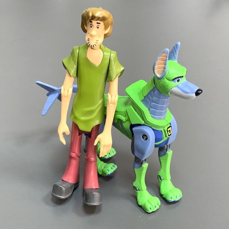 New 5" ScoobyDoo Movie Action Figure 2 pack Shaggy & Dynomutt Xmas