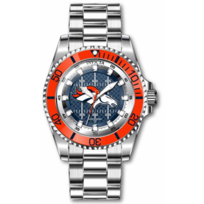 Invicta NFL Denver Broncos Men Quartz Blue Dial Men's Watch 43329