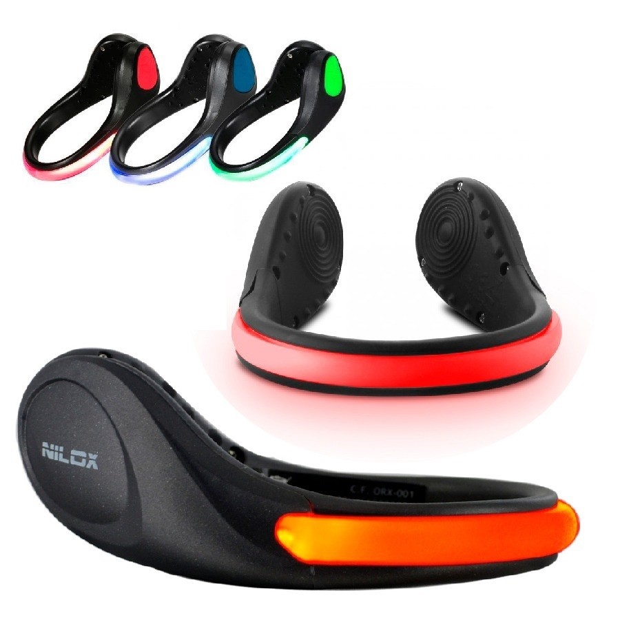 Luce Led Per Scarpe Clip Visibilità Notturna Sicurezza Jogging Corsa linq