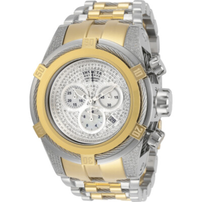 Мужские часы Invicta Reserve Bolt Zeus с хронографом и серебряным циферблатом 29901