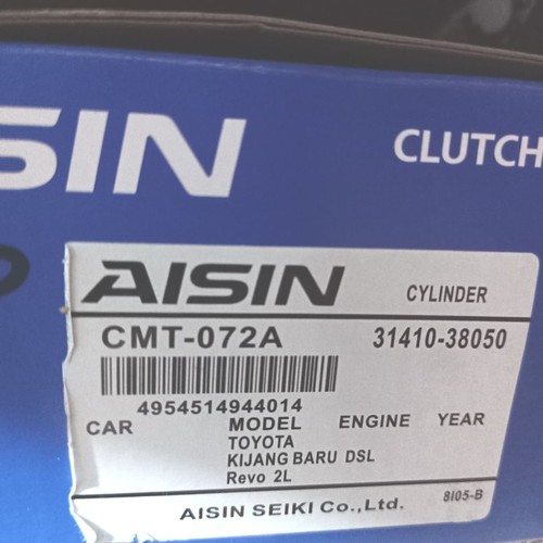 M/T Clutch Master Cylinder Assembly Aisin Fits For Toyota Kijang 00-05 CMT-072A