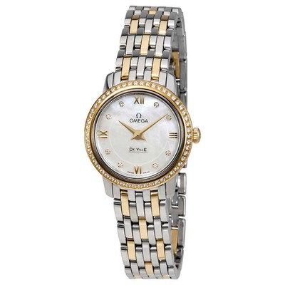 Omega De Ville Prestige MOP Dial Ladies Watch 424.25.24.60.55.001