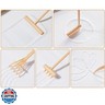 6pcs Mini Zen Garden Rake Tool, DIY Sand Zen Garden Tools for Office, Elegant Zen Garden Tools, Meditation Rock Sand Garden Accessories(Black)