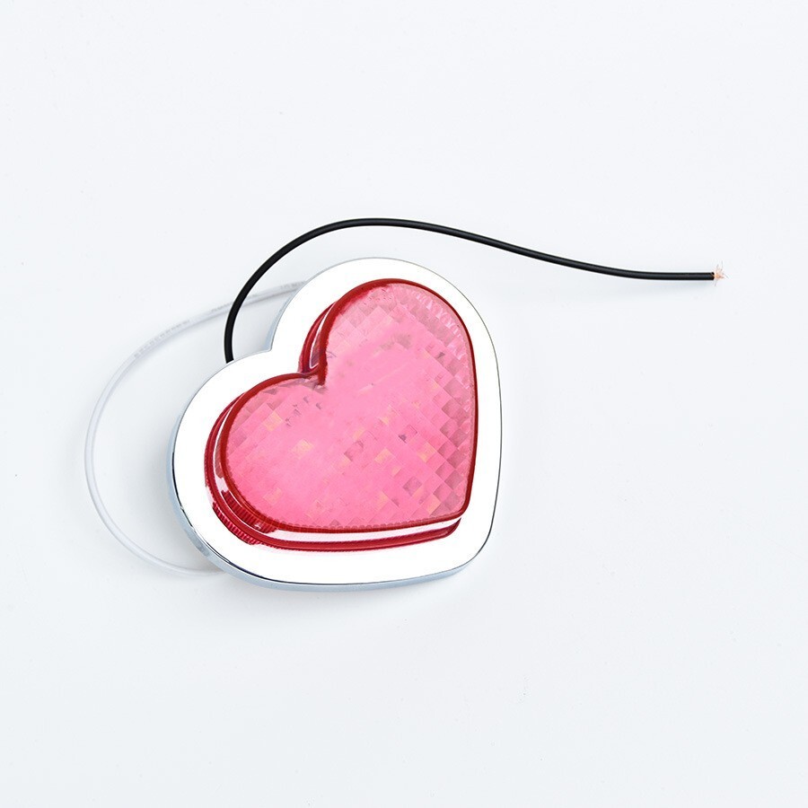 JDM 12v Japanese-style Heart-shaped Modified Auto Fender LED Sidelight