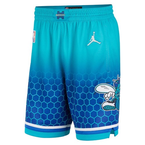 ウェア JORDAN BRAND NBA HORNETS SHORT L Men's Charlotte Hornets Jordan Brand Purple 2022/2023