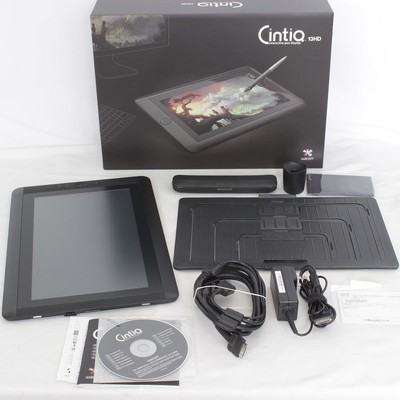 Wacom DTK-1300 Cintiq 13HD Display Creative Pen Tablet tested used from Japan