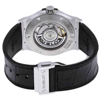 Pre-owned Hublot Classic Fusion Automatic Opaline Dial Titanium Men's Watch 542.nx.2611.lr