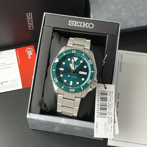 Pre-owned Seiko Sbsa011 Automatic Mens Watch + Worldwide Warranty +  Box Us4