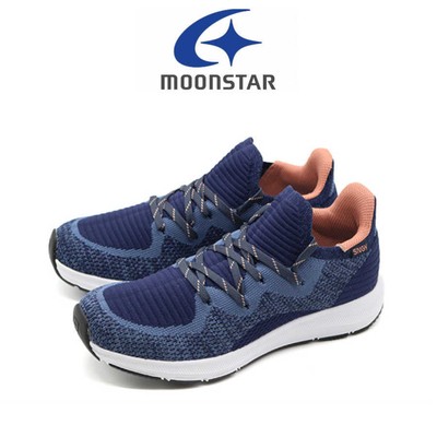 MoonStar Japan Women's Sneakers SNGY L23 Blue Antimicrobial and Deodorant Japan