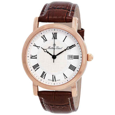 Мужские часы Mathey-Tissot City с белым циферблатом HB611251PBR