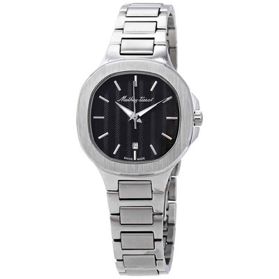 Женские часы Mathey-Tissot Evasion с черным циферблатом D152AN