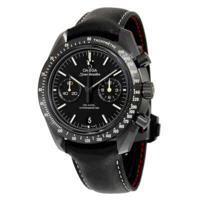 Pre-owned Omega Speedmaster Moonwatch Pitch Black Dark Side Of The Moon Chronograph