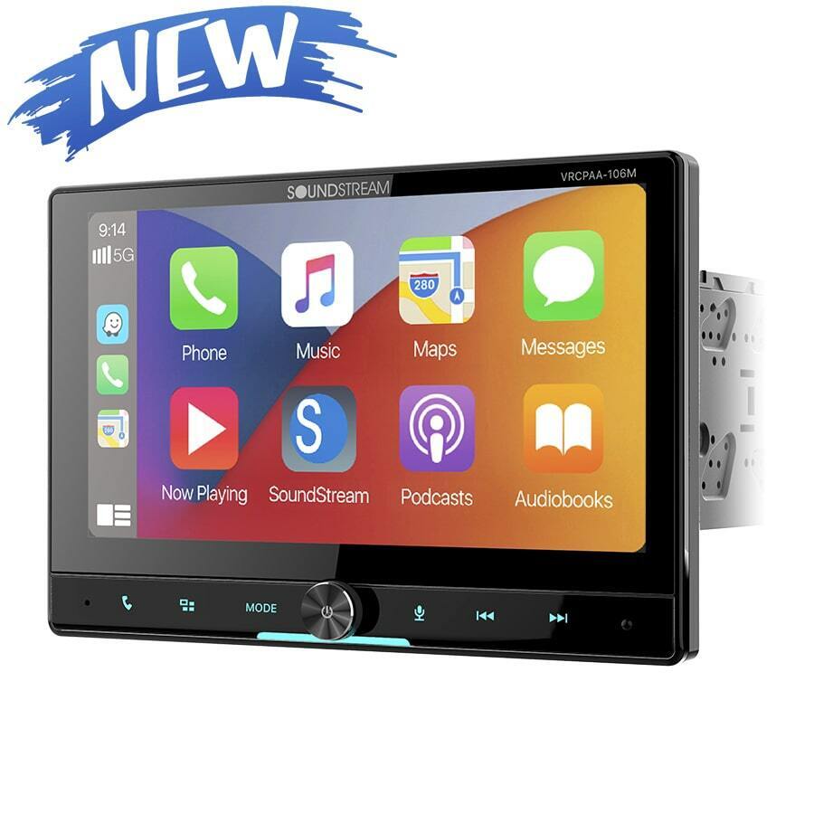 Player Apple Carplay Android Auto Bluetooth 10.6" Monitor