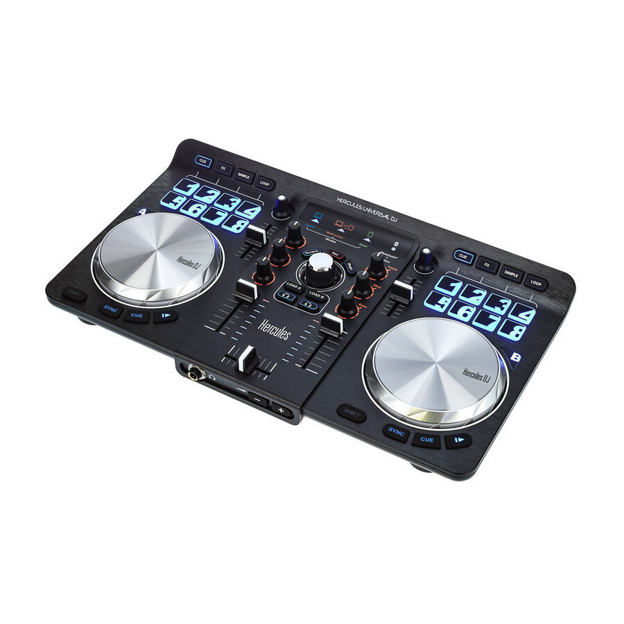 Hercules Universal DJ - Portable DJ Controller w/ Built-In Bluetooth