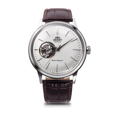 Pre-owned Orient Self-winding Wristwatch Bambino Jp Made Open Heart Rn-ag0005s Men Jp