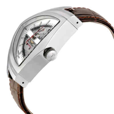 Pre-owned Hamilton American Ventura Automatic Shield Shaped Watch H24515551