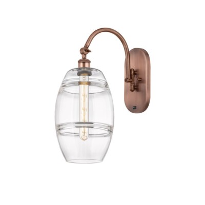 Innovations 518-1W Vaz 1Lt 8'' Sconce, Swivel Arm, CP/CL - 518-1W-AC-G557-8CL