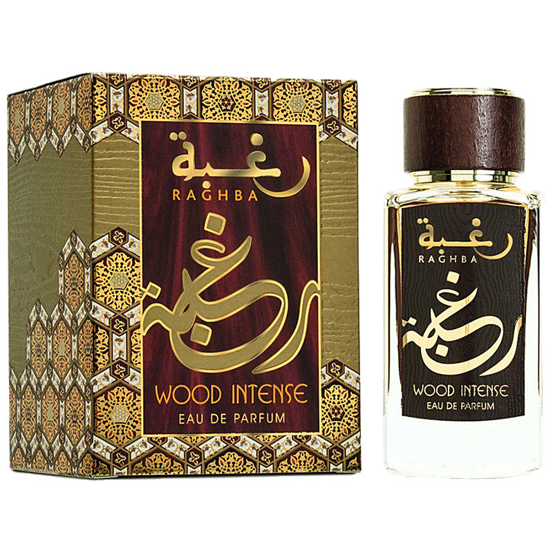 Lattafa Raghba Wood Intense Eau De Parfum Pour Unisexe 100ml