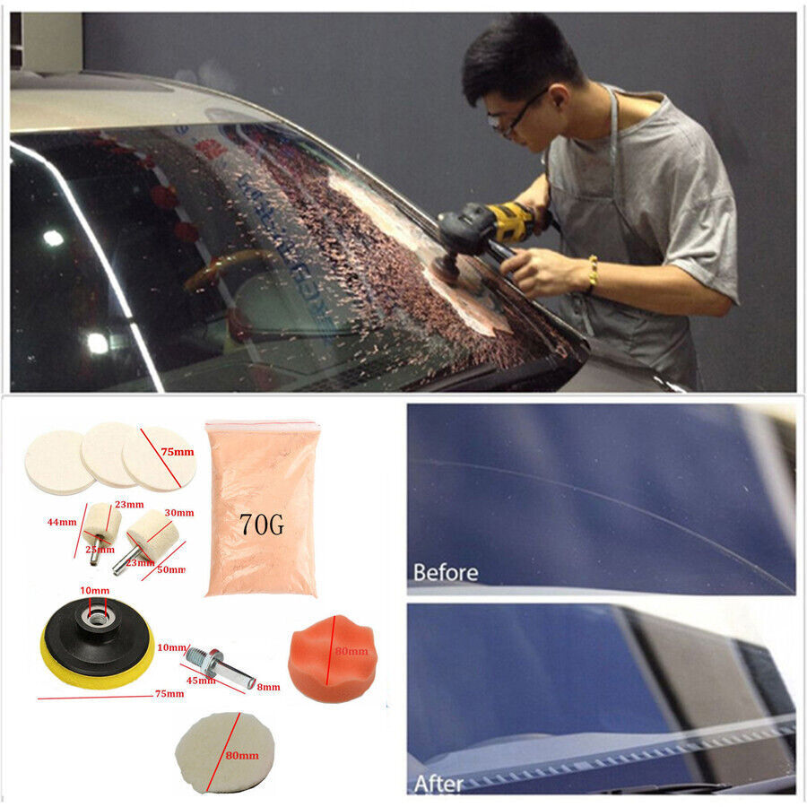 10 PCS Windshields Repair Glass Polishing Car Windows Polishing 70G Cerium Oxide